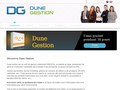 Dune Gestion : logiciel de gestion d'entreprise - Activités, contacts, fichiers et newsletter