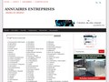 Annuaires Entreprises : annuaire g&eacute;n&eacute;raliste destin&eacute; aux entreprises