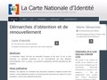 Catre Identité : la carte nationale d'identité