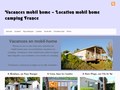 Vacances Mobil Home : location mobil home dans un camping en France