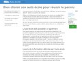Auto Ecole : conduite accompagnée
