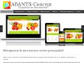 Abanys Concept : agence internet, design responsive