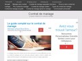 Guide du contrat de mariage