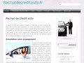 Rachat de crédit auto en ligne