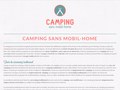 Camping sans mobil home