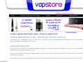 Vapstore : livraison d'e-cigarette