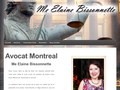 Me Elaine Bissonnette : bureau d'avocat à Montréal