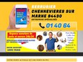 Serrurerie porte pvc à Chennevières sur Marne