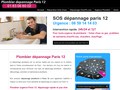 Dépannage plombier sur Paris 12ème