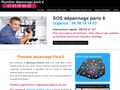 Dépannage en plomberie sur Paris 6ème