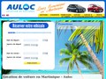 Auloc : location de voiture en Martinique