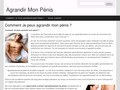 Agrandir le pénis
