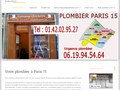 Plombier chauffagiste à Paris 15ème