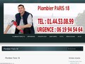 Plombier chauffagiste à Paris 18ème
