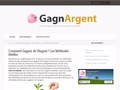 GagnArgent : gagner de l'argent par différentes méthodes