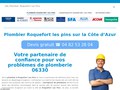 Plombier à Roquefort Les Pins 