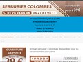 Serrurier à Colombes prêt à vous servir