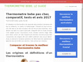 Guide d'achat d'un thermomètre pour bébé