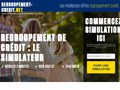 Simulation en ligne de regroupement de crédit 