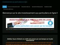 Investissement aux particuliers en ligne