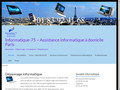 Informatique 75 : dépannage informatique à domiicle