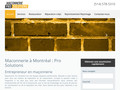 Maçonnerie Pro Solutions : briqueteur à Montréal