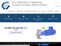 Conception et fabrication de pompes centrifuges