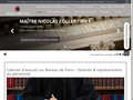 Maître Nicolas Collet-Thiry : avocat au Bareau de Paris