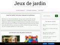 Jeux de Jardin : les jeux d'exterieur