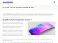 Smartphone à écran pliable