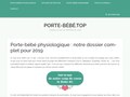 Guide d'achat des porte-bébés