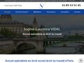 Maître Vidal : avocat spécialiste en droit social à Paris