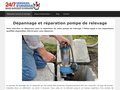 Réparation de pompe de relevage