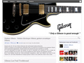 Guitares Gibson : la marque Gibson et ses guitare électrique ou acoustique, ses musiciens